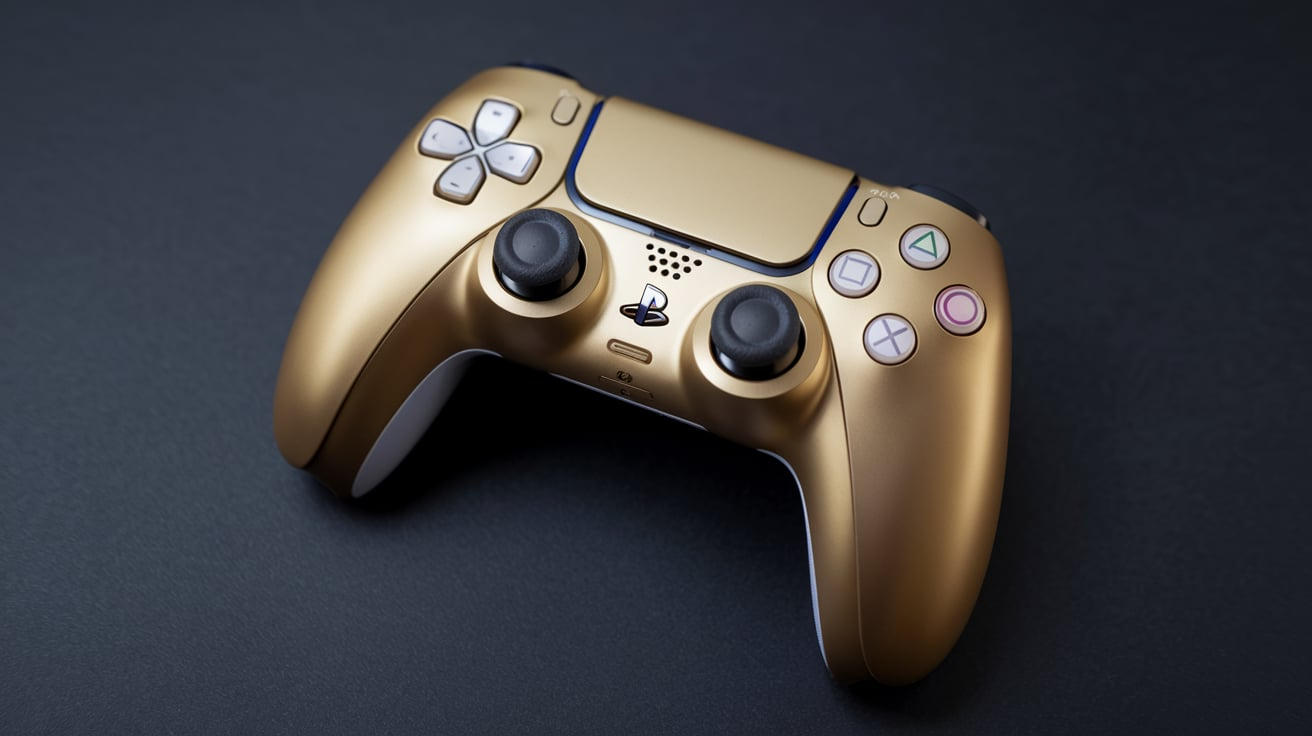 Gold PS5 Controller
