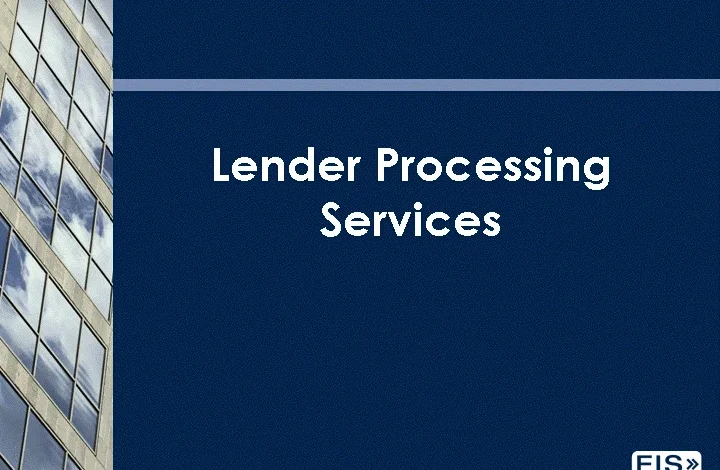 Lender Processing