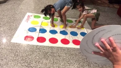 Videos of 10-Year-Old Girls Playing Twister
