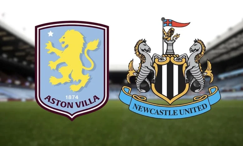 Aston Villa vs Newcastle United F.C. Lineups