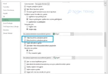 Excel Mouse Sola Kaydırınca Sayfa Değişiyor