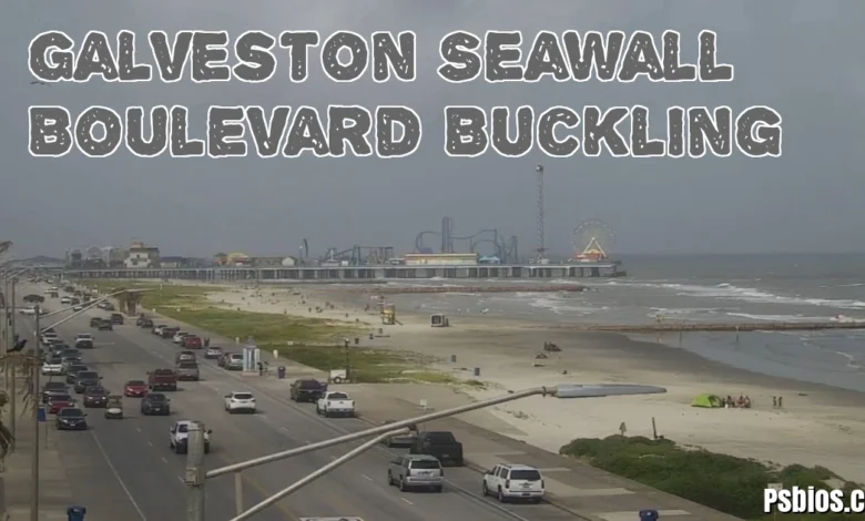 Galveston Seawall Boulevard Buckling