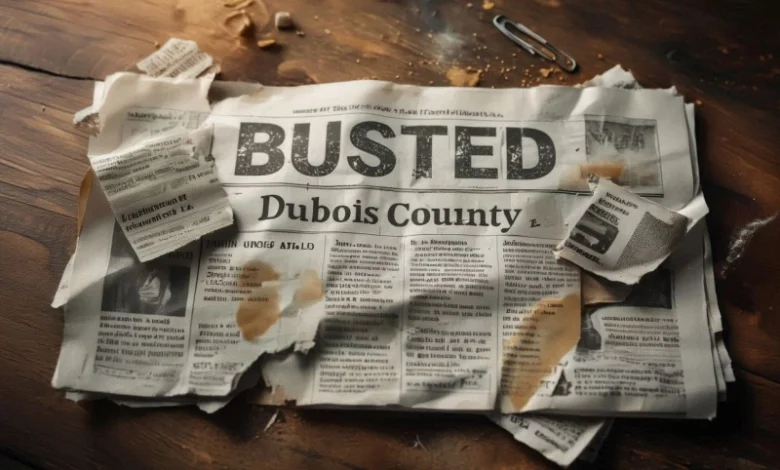 Busted Newspaper Dubois County