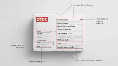 How to Write Address on DTDC Courier?