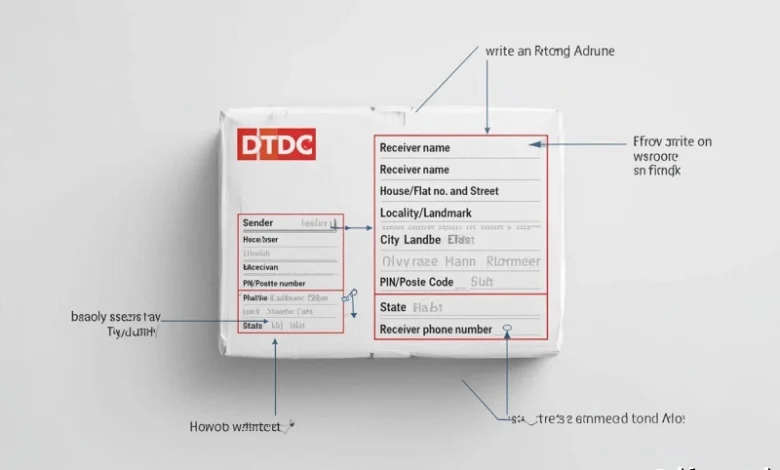 How to Write Address on DTDC Courier?